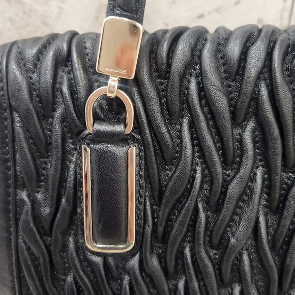 Coach Madison Gathered Twist Leather Satchel. This limited edition 2013 Vintage.